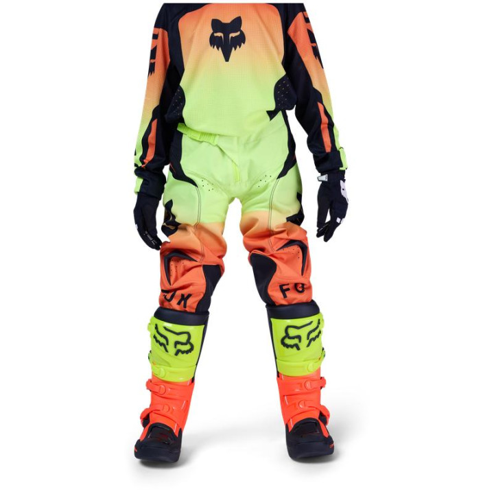 Tenue Enfant FOX 180 Shield jaune fluo | Oxmoto