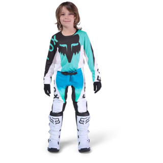 Tenue Enfant FOX Flexair Spire aqua | Oxmoto