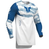 Maillot Thor sportmode recon le blanc/bleu | Oxmoto