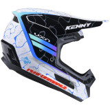 Casque KENNY performance graphic wave bleu | Oxmoto