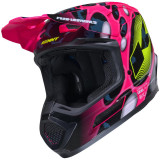 Casque KENNY performance graphic pop noir/rose | Oxmoto