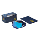 Lunettes 100% armega le bruni signature bleu/or | Oxmoto