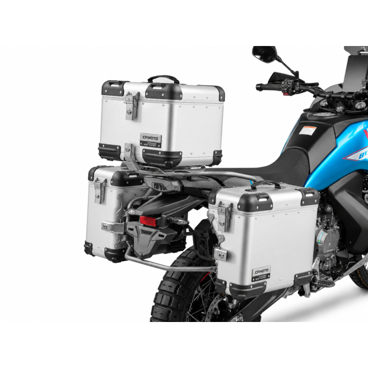 Kit top case + valises latérales CFMOTO mt 99L alu | Oxmoto