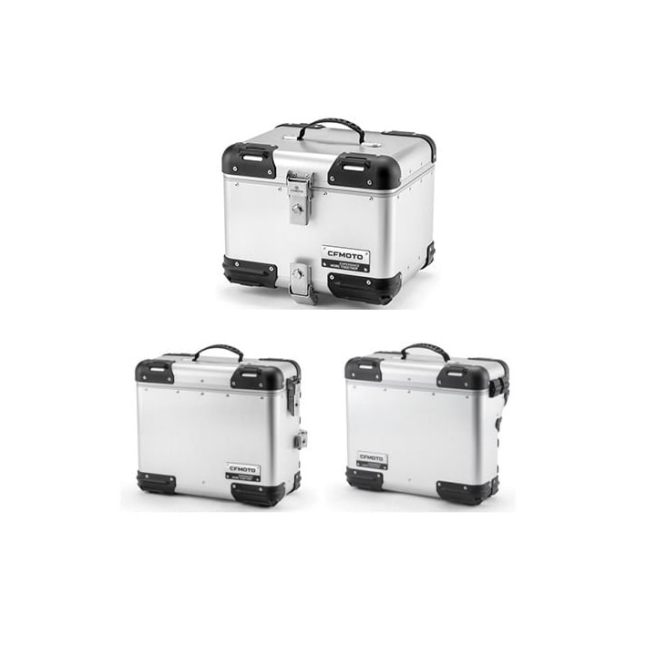 Kit top case + valises latérales CFMOTO mt 99L alu | Oxmoto