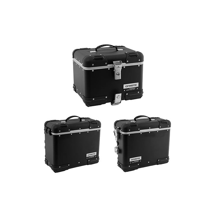 Kit top case + valises latérales CFMOTO mt 99L noir | Oxmoto