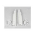 Protections de fourche UFO translucide Kawasaki 1087112001