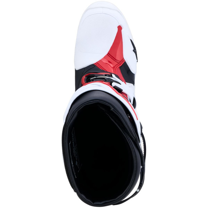 Bottes Alpinestars tech 10 blanc/noir | Oxmoto