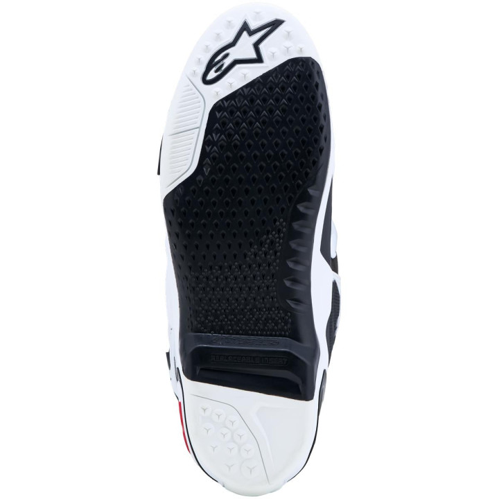 Bottes Alpinestars tech 10 blanc/noir | Oxmoto
