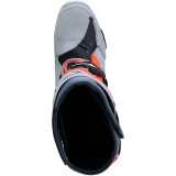 Bottes Alpinestars tech 10 enduro gris/rouge | Oxmoto