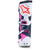 Bottes Alpinestars tech 10 supervented bleu/blanc/rose