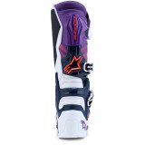Bottes Alpinestars tech 7 violet/blanc | Oxmoto