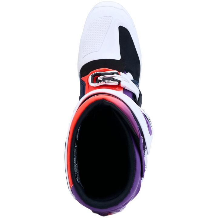 Bottes Alpinestars tech 7 violet/blanc | Oxmoto