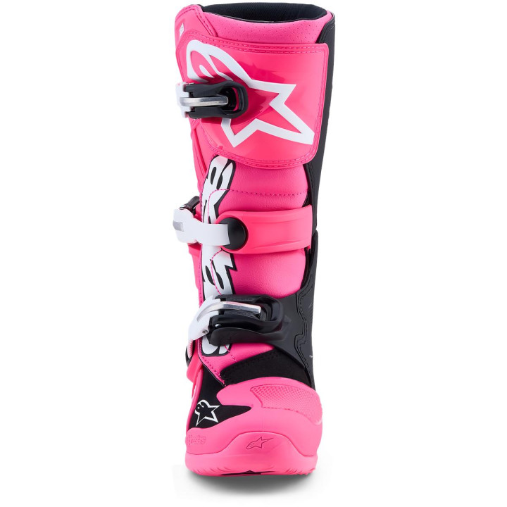 Bottes Alpinestars tech 7 s rose/noir | Oxmoto