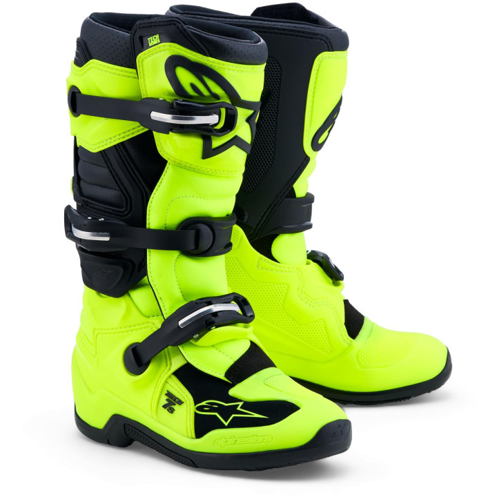 Bottes Alpinestars tech 7 s jaune/noir | Oxmoto