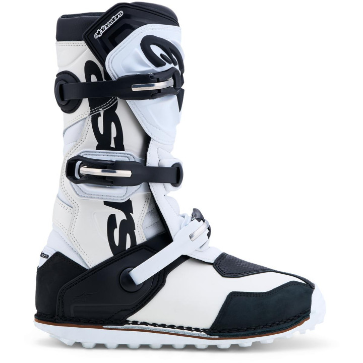 Bottes Alpinestars tech t noir/blanc | Oxmoto