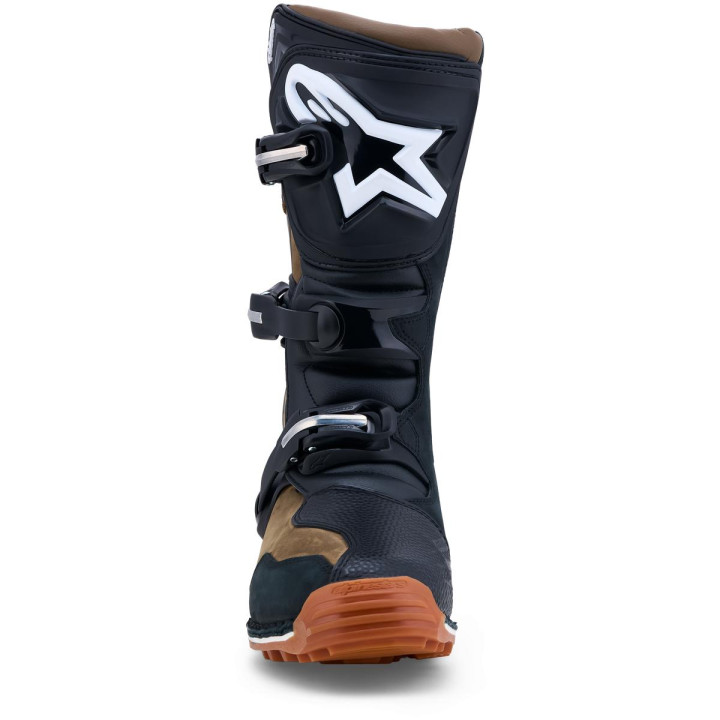 Bottes Alpinestars tech t marron/noir | Oxmoto