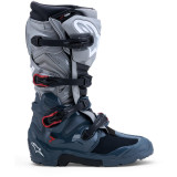 Bottes Alpinestars tech 7 enduro drystar gris/rouge | Oxmoto