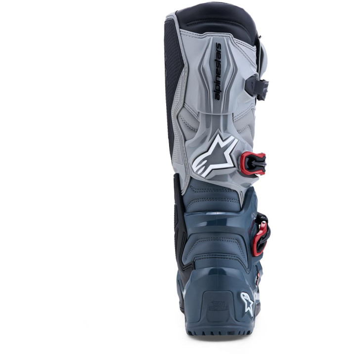 Bottes Alpinestars tech 7 enduro drystar gris/rouge | Oxmoto