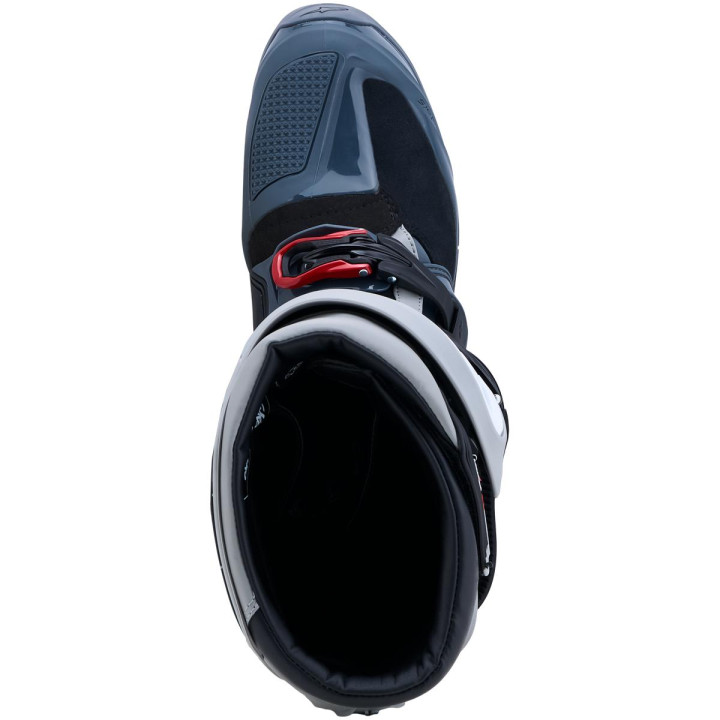 Bottes Alpinestars tech 7 enduro drystar gris/rouge | Oxmoto