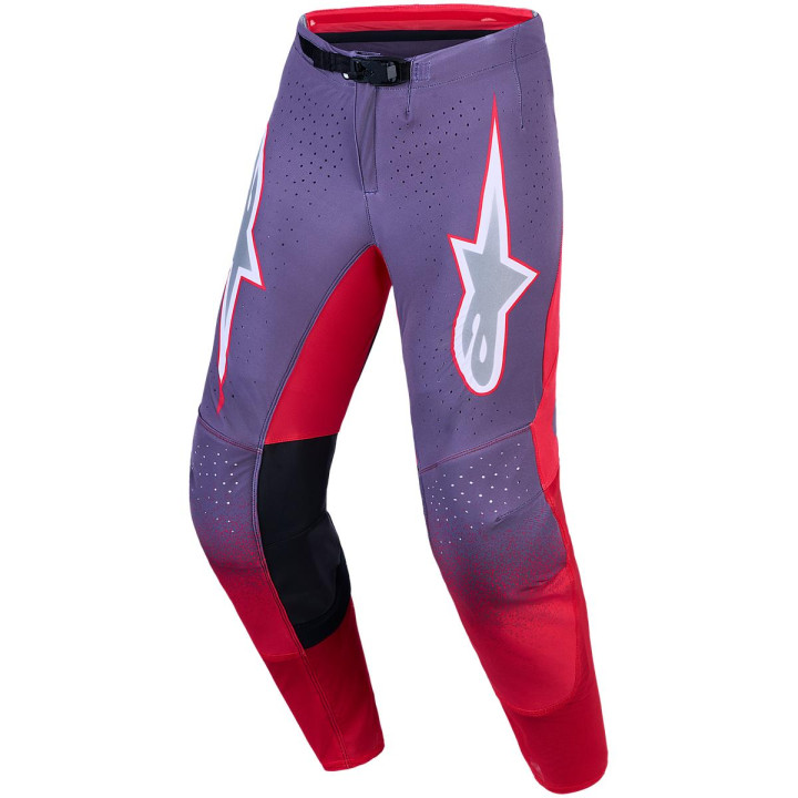 Pantalon Alpinestars supertech hiten afd gris/violet/rouge