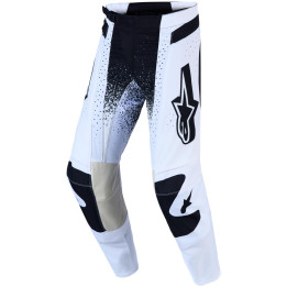 Pantalon Alpinestars techstar swan blanc/noir | Oxmoto
