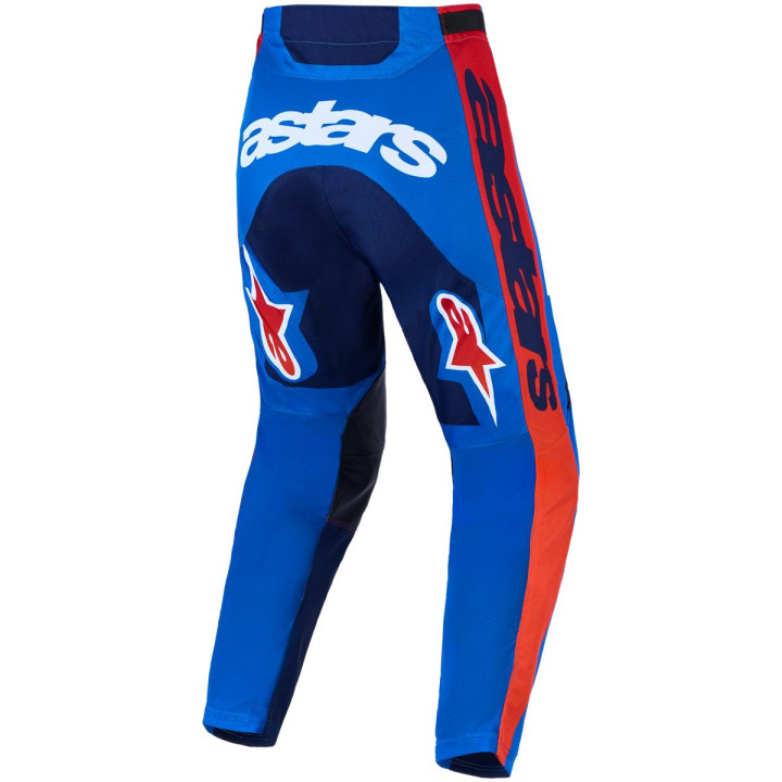 Pantalon Alpinestars racer hunt bleu/rouge | Oxmoto
