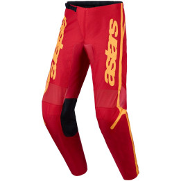 Pantalon Alpinestars fluid apex v2 rouge/or | Oxmoto