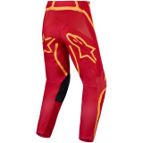 Pantalon Alpinestars fluid apex v2 rouge/or | Oxmoto