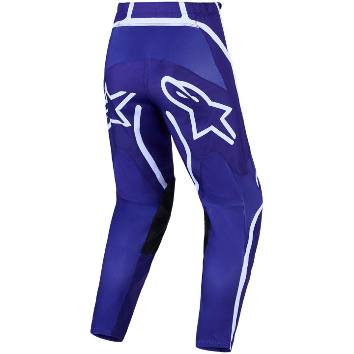 Pantalon Alpinestars fluid apex v2 bleu/blanc | Oxmoto