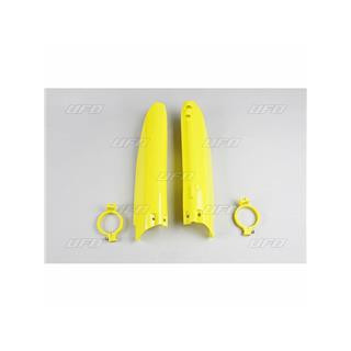 Protections de fourche UFO jaune Suzuki rm125/250 | Oxmoto