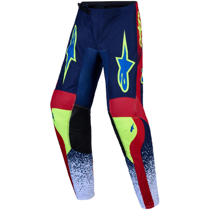 Pantalon Alpinestars enfant fluid drag bleu/rouge | Oxmoto