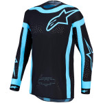 maillot alpinestars supertech vesta noir/turquoise