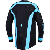 Maillot Alpinestars supertech vesta noir/turquoise | Oxmoto