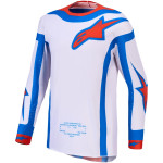 maillot alpinestars supertech vesta blanc/rouge