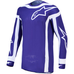 Maillot Alpinestars supertech vesta bleu/blanc | Oxmoto