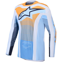 Maillot Alpinestars techstar maven bleu/noir | Oxmoto