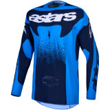 Maillot Alpinestars techstar swan bleu | Oxmoto