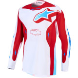 Maillot Alpinestars racer hunt blanc/rouge | Oxmoto