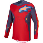 maillot alpinestars racer hunt rouge/gris