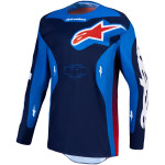 maillot alpinestars racer hunt bleu/rouge