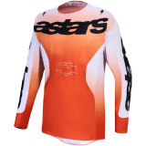 Maillot Alpinestars racer amber orange/blanc | Oxmoto