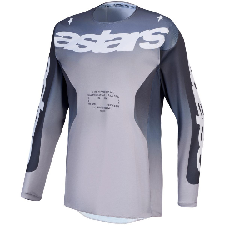 Maillot Alpinestars racer amber gris | Oxmoto