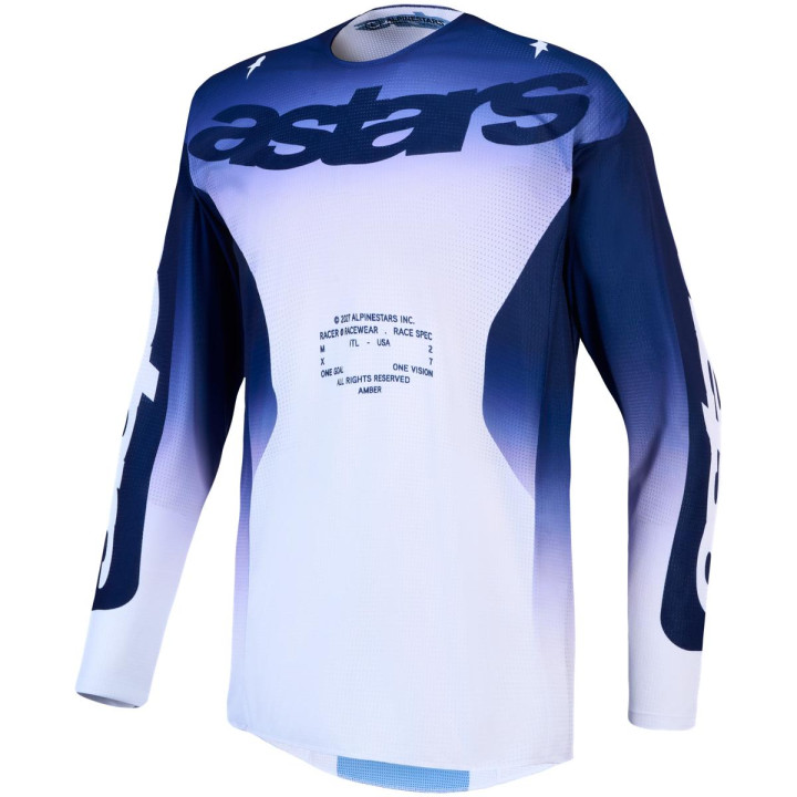 Maillot Alpinestars racer air amber bleu | Oxmoto