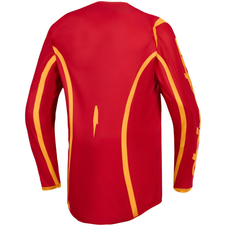 Maillot Alpinestars fluid apex v2 rouge/or | Oxmoto