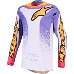 maillot alpinestars fluid drag violet/jaune