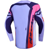 Maillot Alpinestars enfant supertech dyna violet/rose