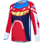 maillot alpinestars enfant supertech dyna rouge/blanc
