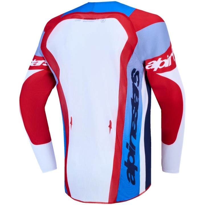 Maillot Alpinestars enfant supertech dyna rouge/blanc