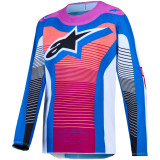 Maillot Alpinestars enfant supertech maven blanc/corail