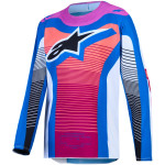 maillot alpinestars enfant supertech maven blanc/corail
